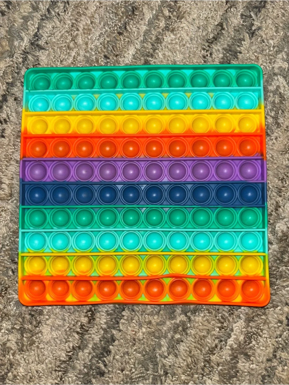 Large Rainbow Pop Bubble Sensory Fidget Toy